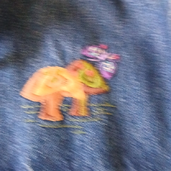 Levi's Dark Blue Denim Jacket Colorful Hand Embroidery Big E Late 1960s - Picture 9 of 9